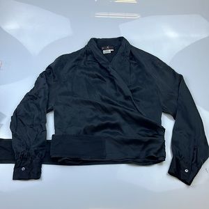 Saint Romei 100% Pure Silk Wrap Blouse N178-14